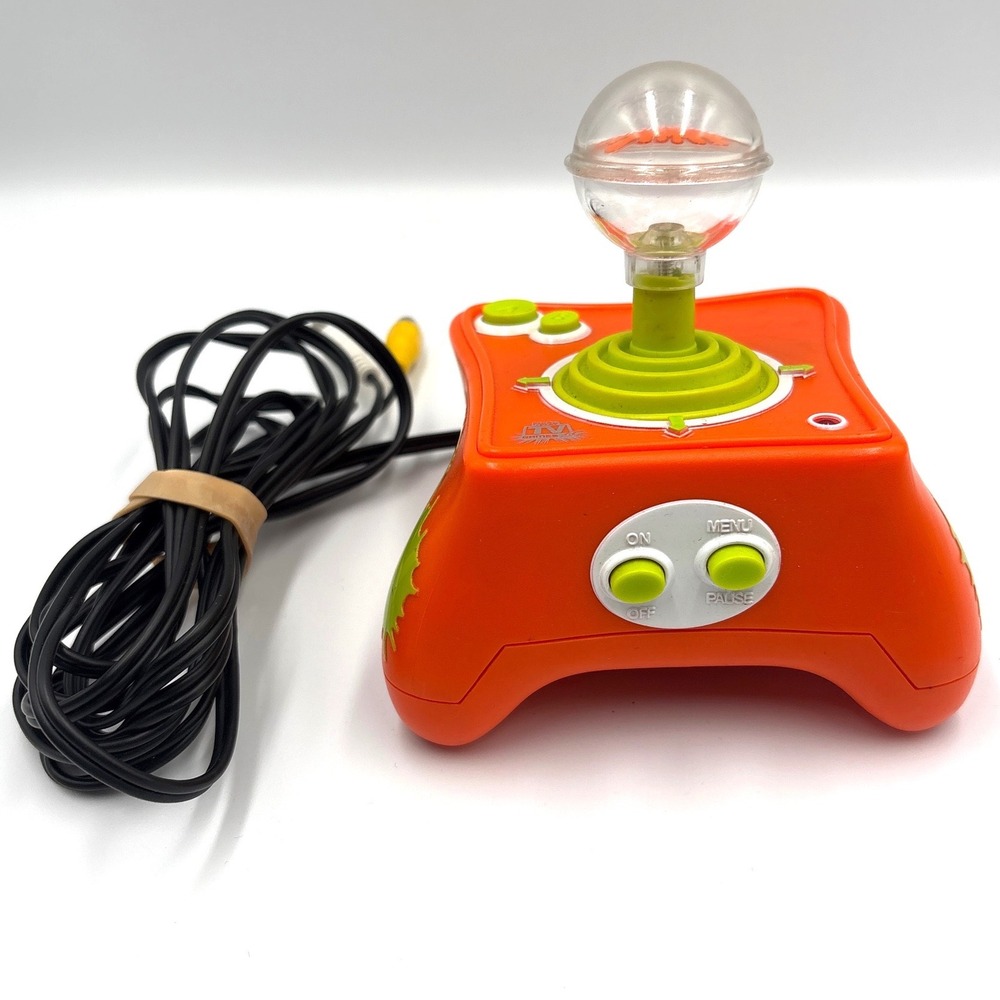 Jakks Pacific Nicktoons Plug & Play TV Game Orange Y2K Retro Joystick Controller